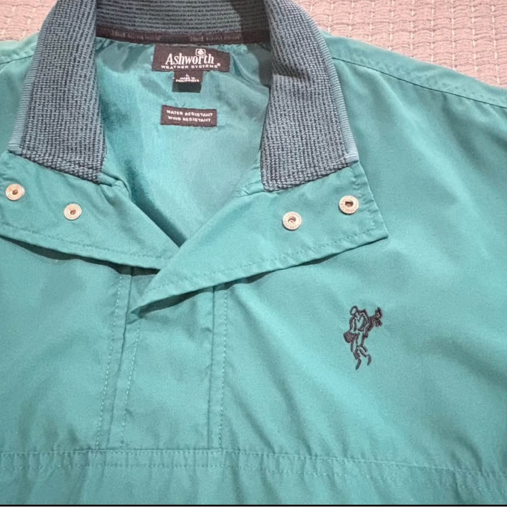 Teal Pullover Jacket - image 3